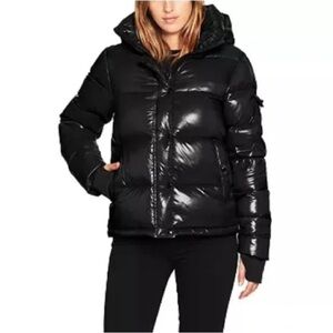 S13 New York Kylie Women's Black Down Puffer Jacket